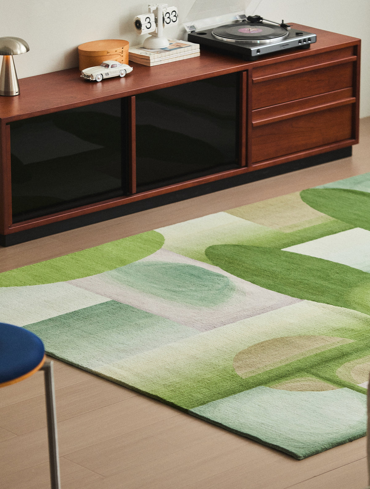 Handwoven Wool Tibetan Rug