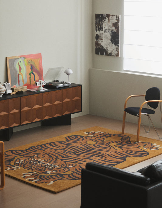 Tiger Handmade Wool Carpet & Tapestry