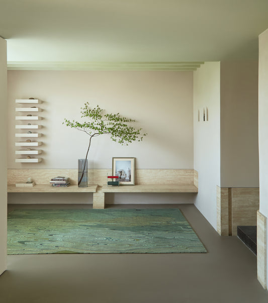 Handwoven Wool Tibetan Rug