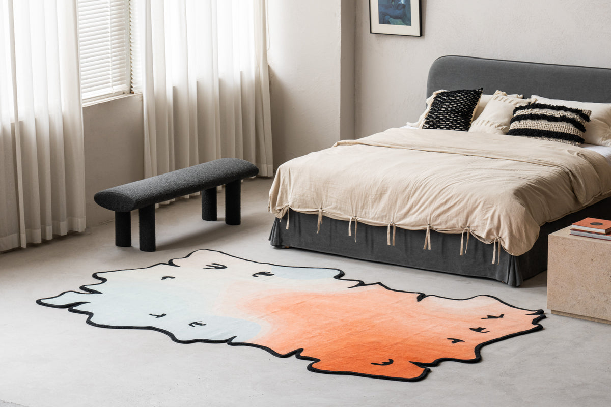 Handwoven Wool Art Rug