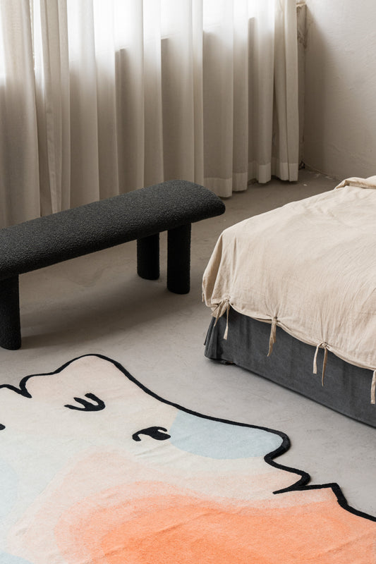 Handwoven Wool Art Rug