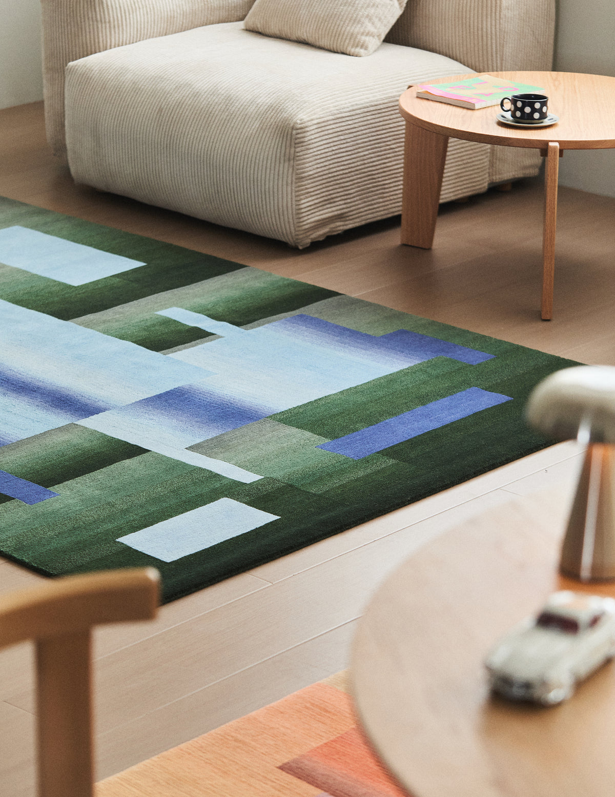 Handwoven Wool Tibetan Rug