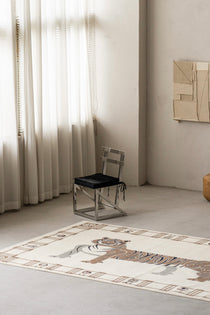 Handwoven Wool Tibetan Rug