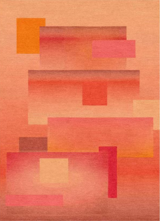 Handwoven Wool Tibetan Rug