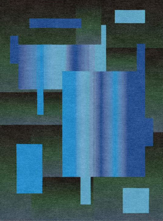 Handwoven Wool Tibetan Rug