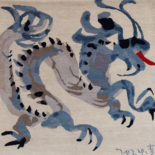 Hand‑Woven Tibetan Wool Rug