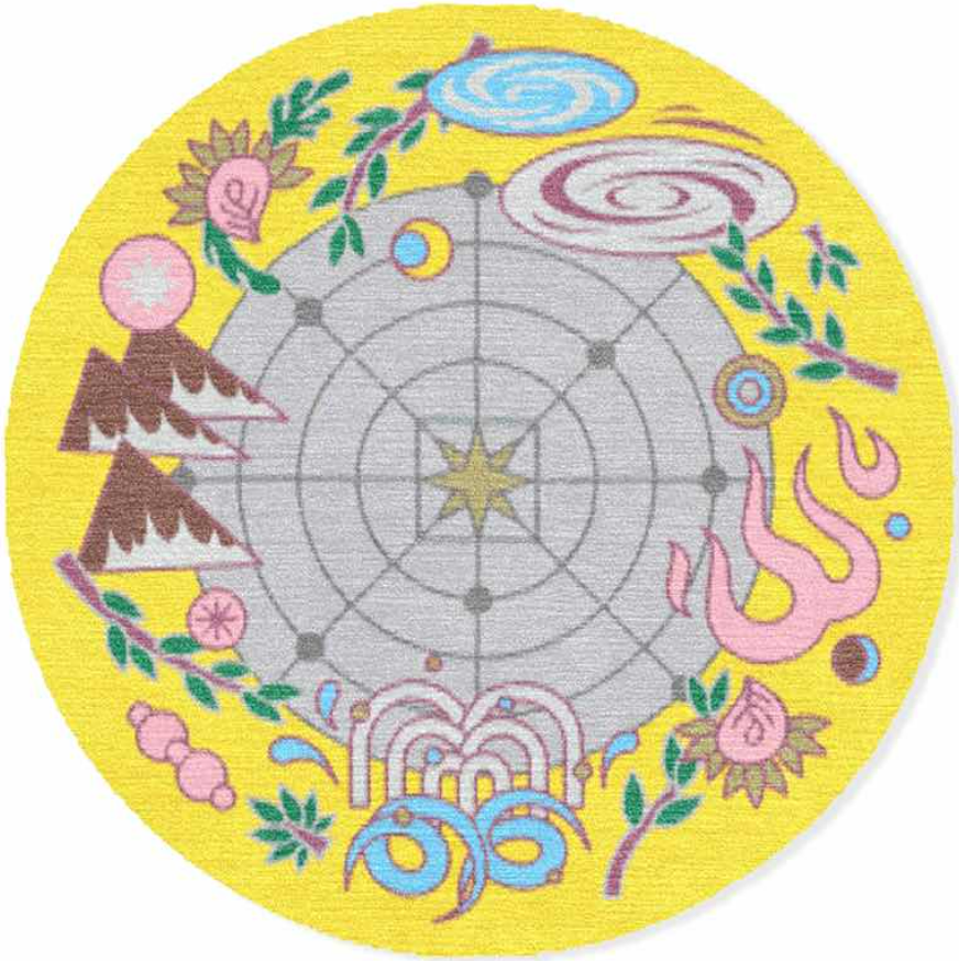 Handwoven Wool Tibetan Wangden Meditation Mat