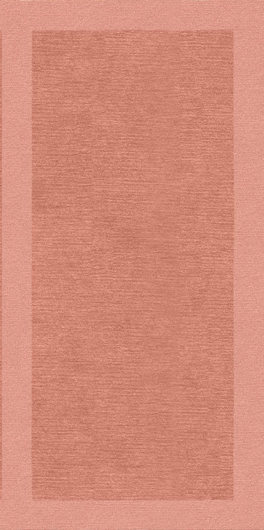 Handmade Wool Tibetan Rug with Pink‑Toned Pattern