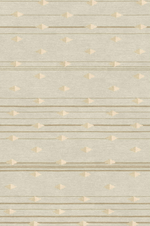 Handmade Wool Tibetan Rug with Sand-Gold Pattern