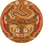 Handwoven Wool Tibetan Rug