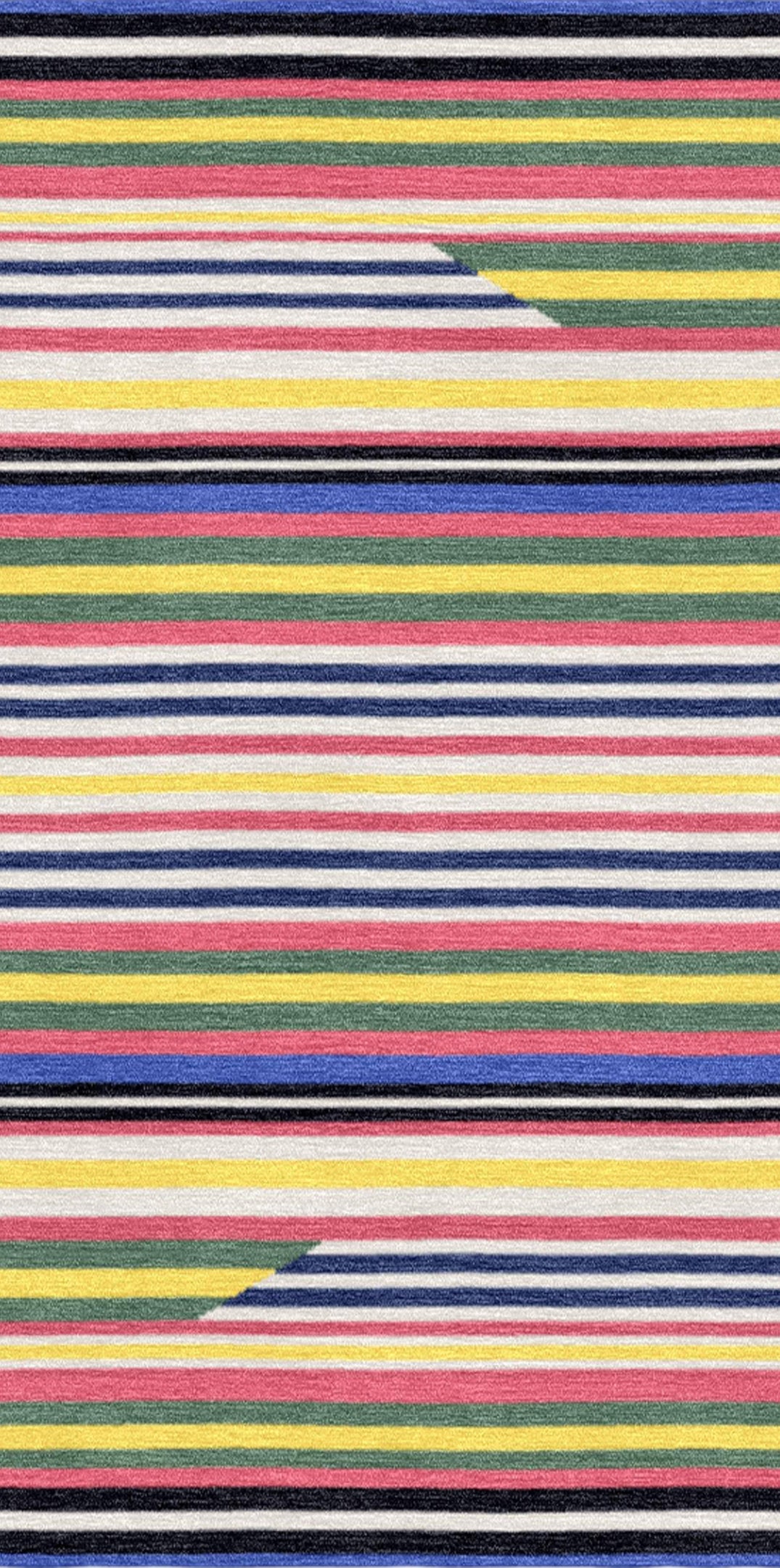 Handmade Wool Tibetan Rug with Traditional Pangden Pattern