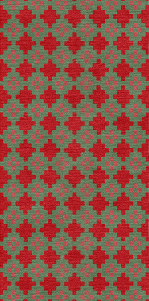 Handwoven Wool Tibetan Rug